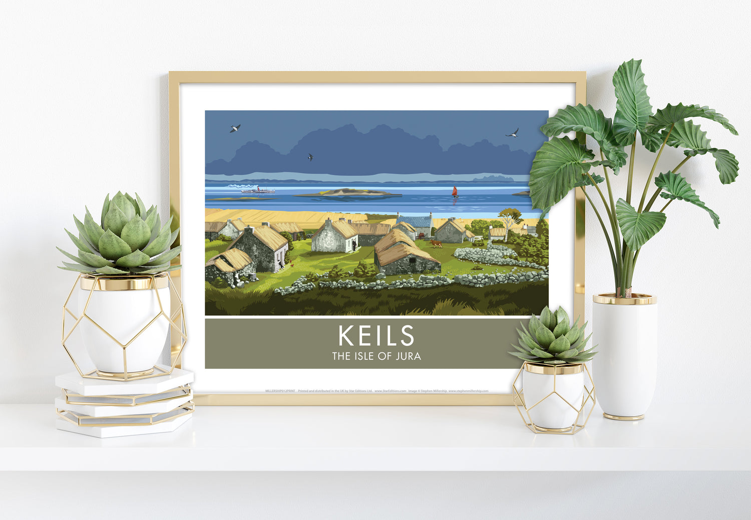 Keils, The Isle of Jura, Scotland - Art Print