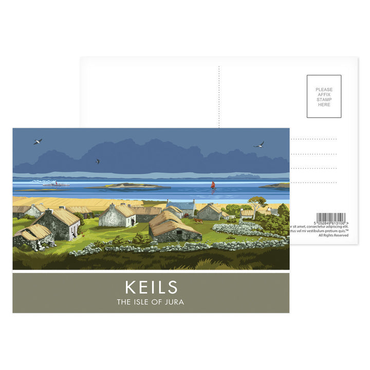 Keils, The Isle of Jura, Scotland Postcard Pack