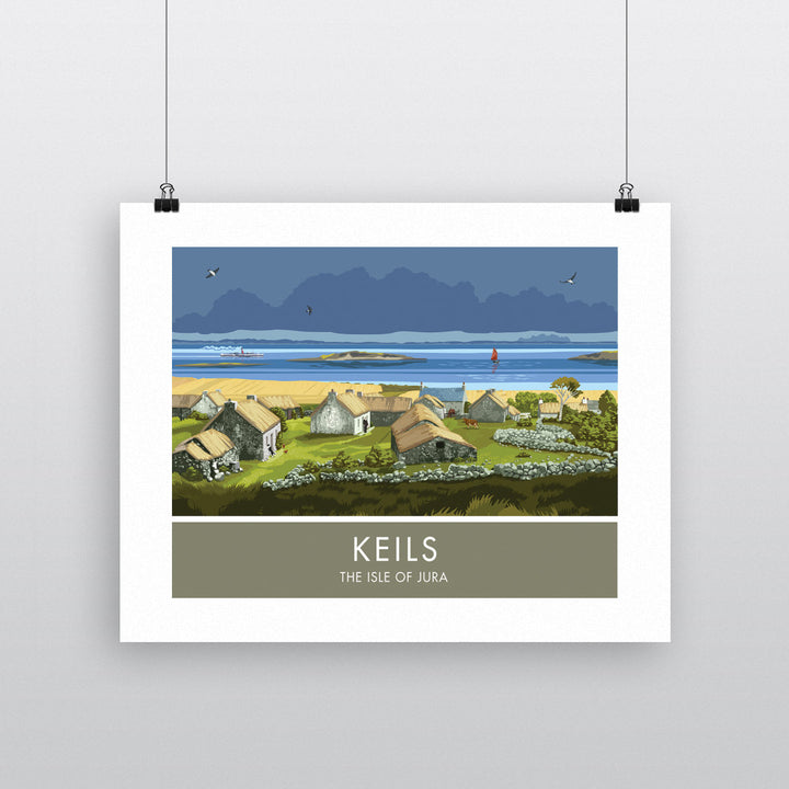 Keils, The Isle of Jura, Scotland 90x120cm Fine Art Print