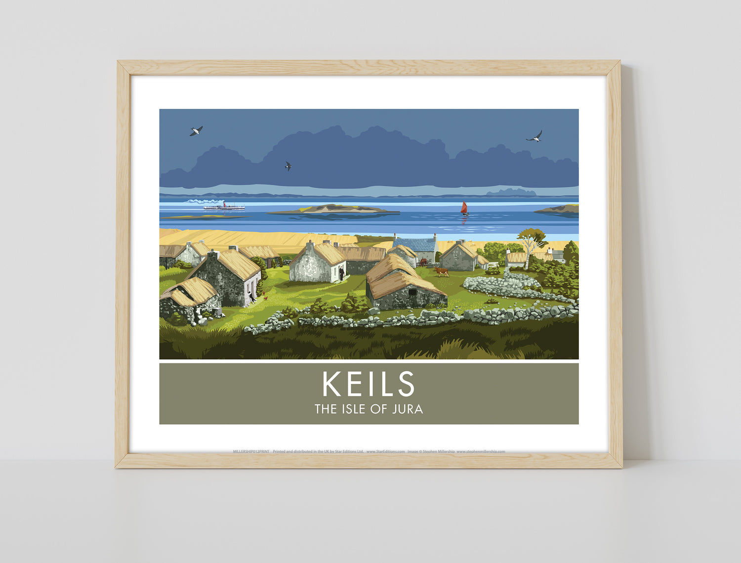 Keils, The Isle of Jura, Scotland - Art Print
