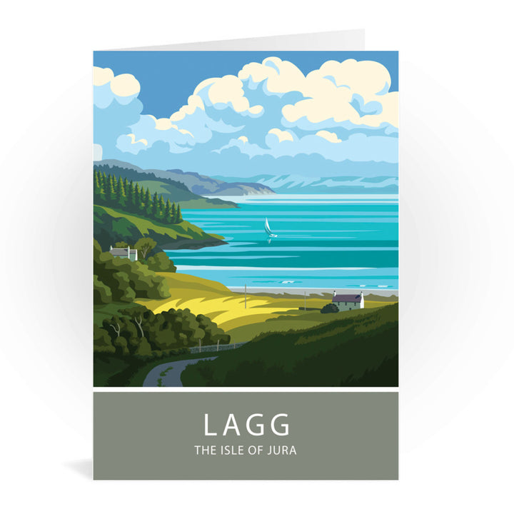 Lagg, The Isle of Jura, Scotland Greeting Card 7x5