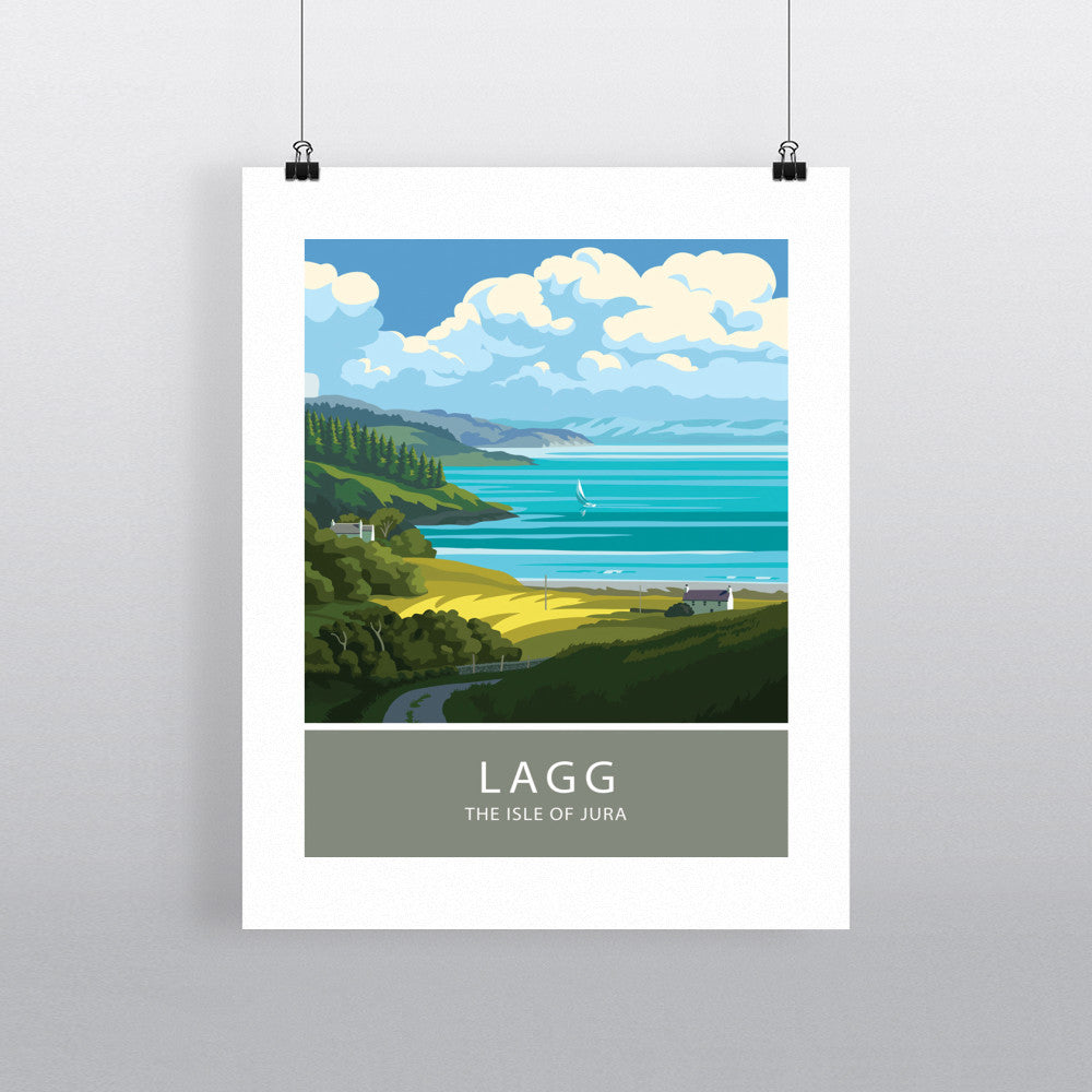 Lagg, The Isle of Jura, Scotland 90x120cm Fine Art Print