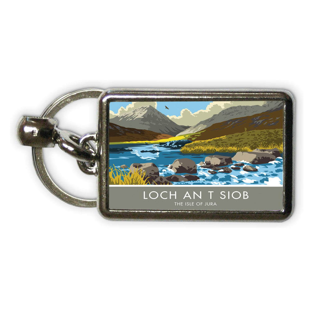 Loch An T Siob, The Isle of Jura, Scotland Metal Keyring