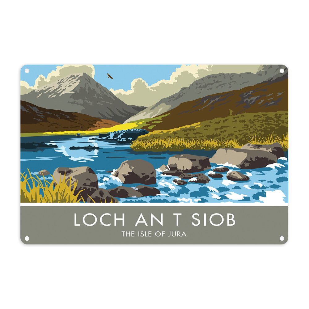 Loch An T Siob, The Isle of Jura, Scotland Metal Sign
