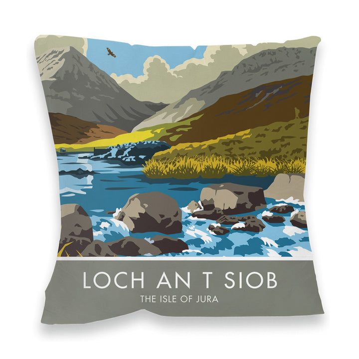 Loch An T Siob, The Isle of Jura, Scotland Fibre Filled Cushion