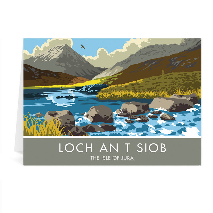 Loch An T Siob, The Isle of Jura, Scotland Greeting Card 7x5