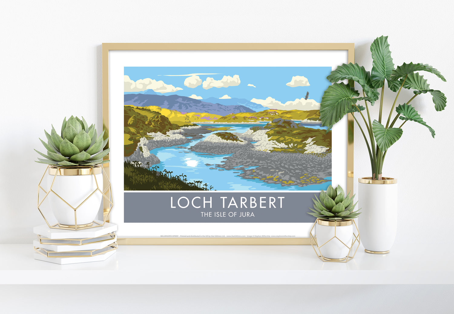 Loch Tarbert, The Isle of Jura, Scotland - Art Print