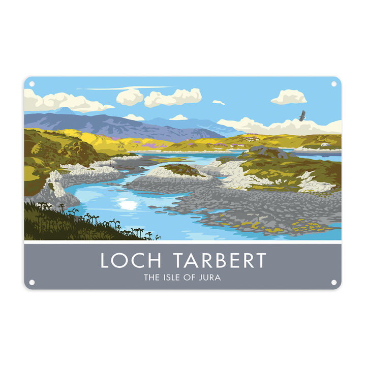 Loch Tarbert, The Isle of Jura, Scotland Metal Sign