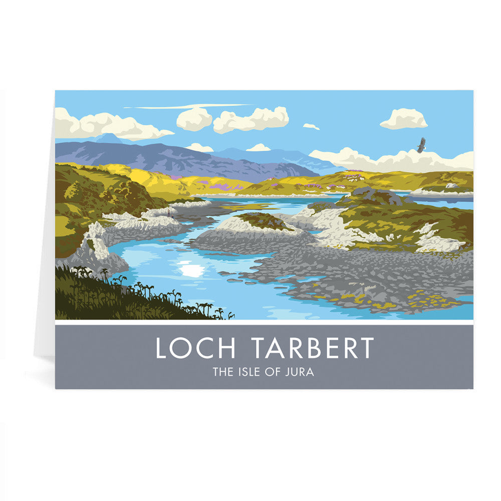Loch Tarbert, The Isle of Jura, Scotland Greeting Card 7x5