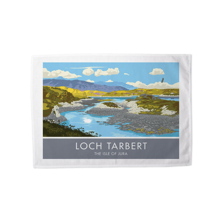 Loch Tarbert, The Isle of Jura, Scotland Tea Towel