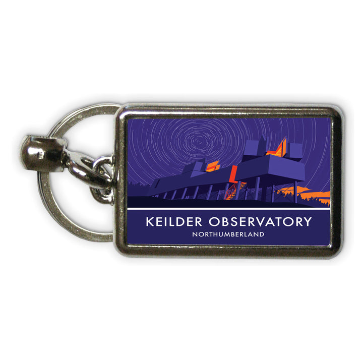 Keilder Observatory, Keilder, Northumberland Metal Keyring