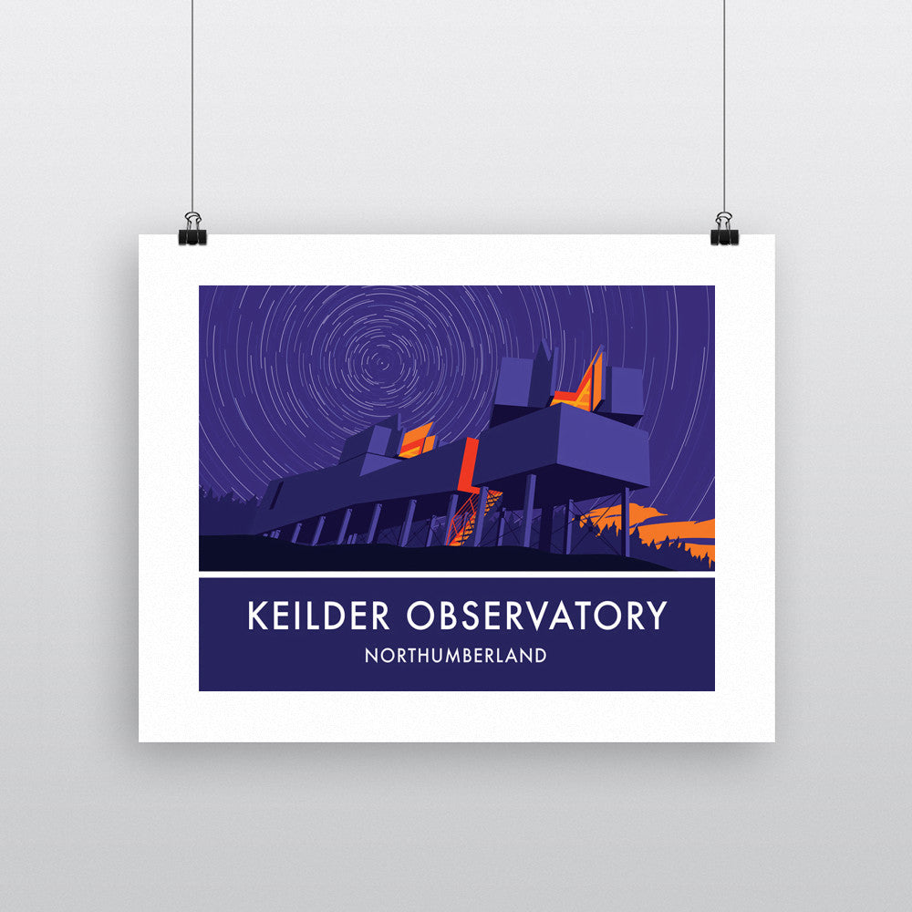Keilder Observatory, Keilder, Northumberland 90x120cm Fine Art Print