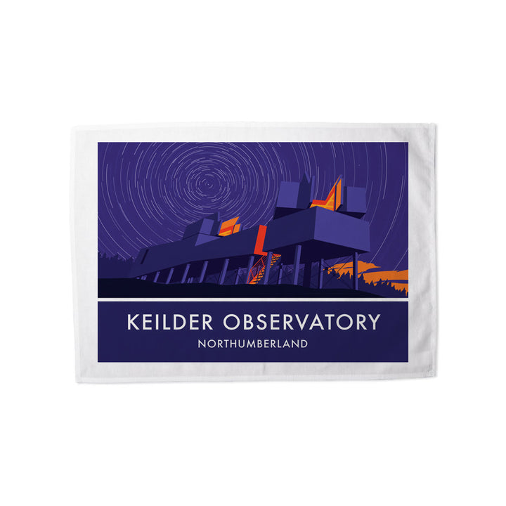 Keilder Observatory, Keilder, Northumberland Tea Towel