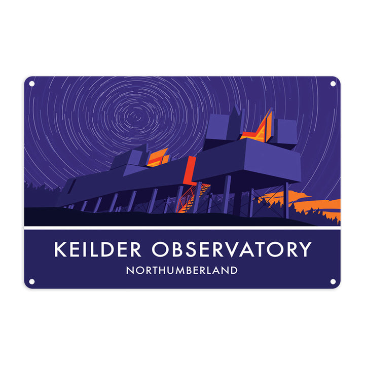 Keilder Observatory, Keilder, Northumberland Metal Sign