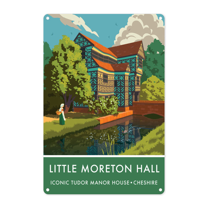 Little Moreton Hall, Cheshire Metal Sign