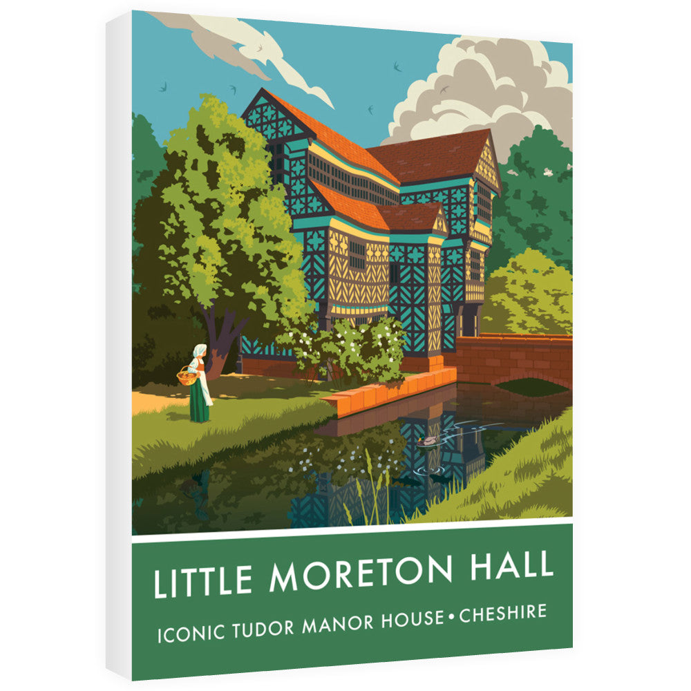 Little Moreton Hall, Cheshire 60cm x 80cm Canvas