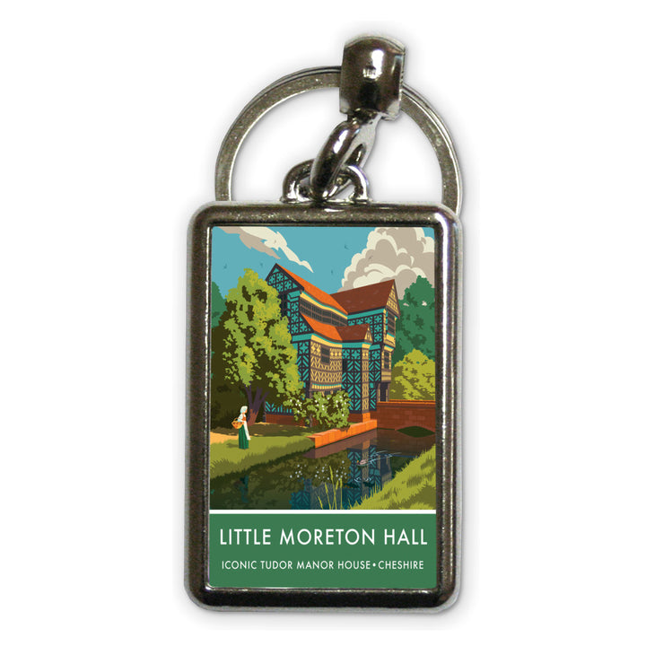 Little Moreton Hall, Cheshire Metal Keyring