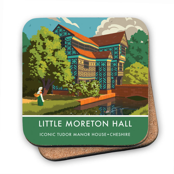 Little Moreton Hall, Cheshire MDF Coaster