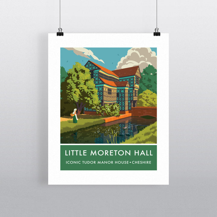Little Moreton Hall, Cheshire 90x120cm Fine Art Print