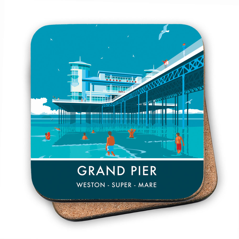 Grand Pier, Weston Super Mare, Somerset MDF Coaster