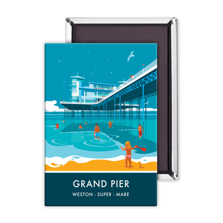 Grand Pier, Weston Super Mare, Somerset Magnet