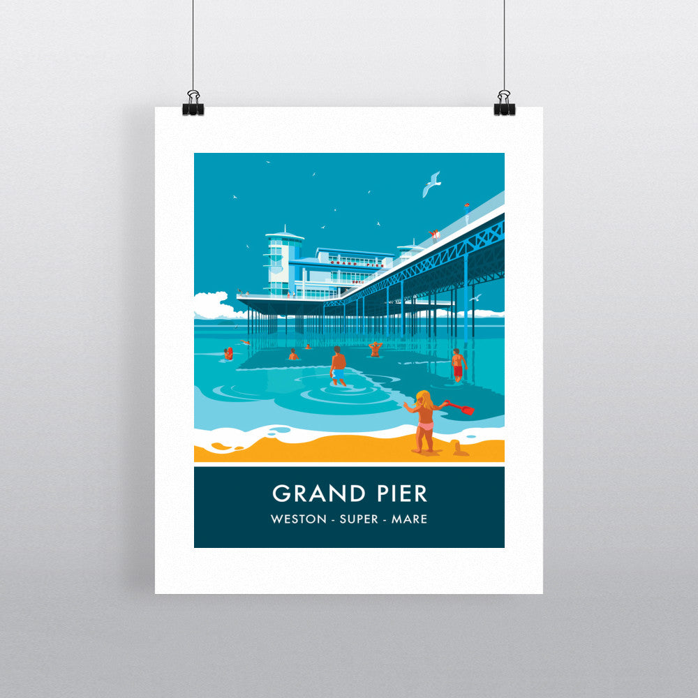 Grand Pier, Weston Super Mare, Somerset - Art Print