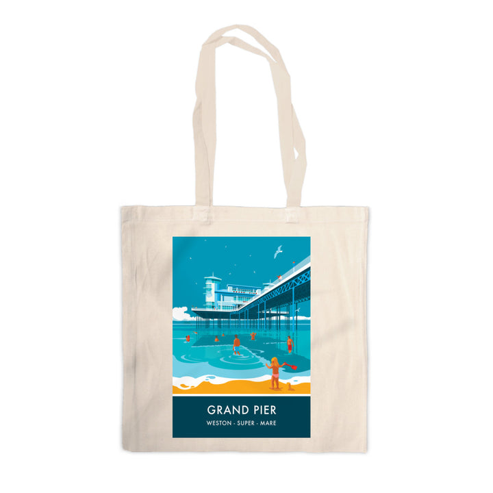 Grand Pier, Weston Super Mare, Somerset Canvas Tote Bag