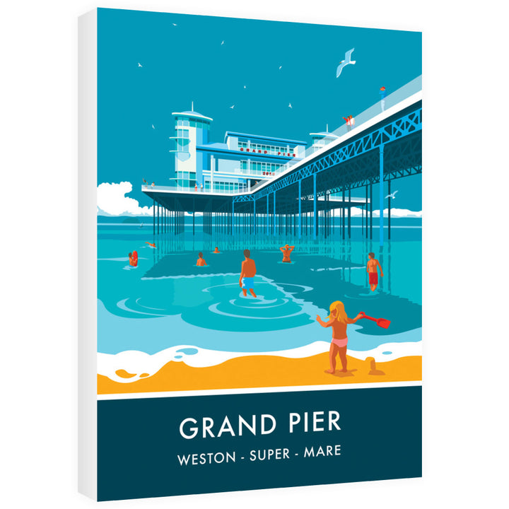 Grand Pier, Weston Super Mare, Somerset 60cm x 80cm Canvas