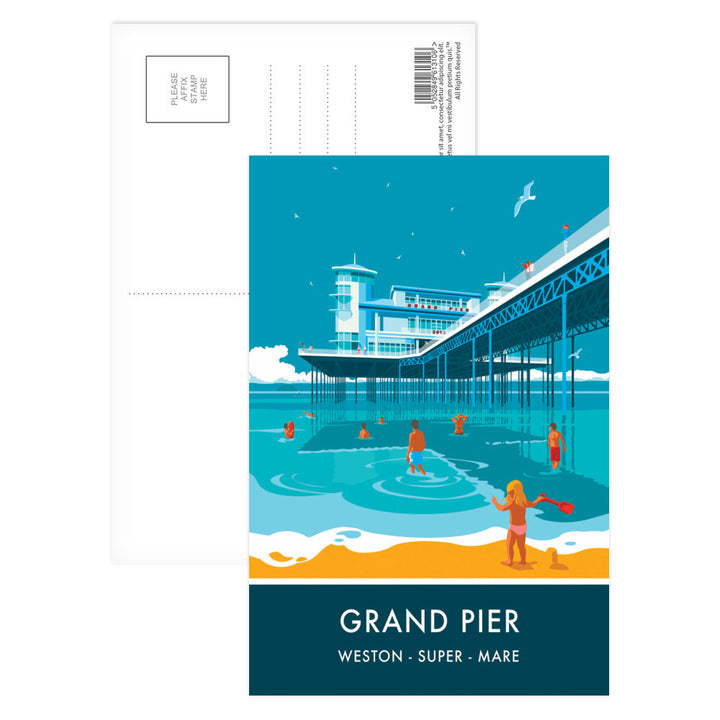 Grand Pier, Weston Super Mare, Somerset Postcard Pack