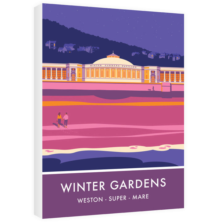 Winter Gardens, Weston Super Mare, Somerset 60cm x 80cm Canvas