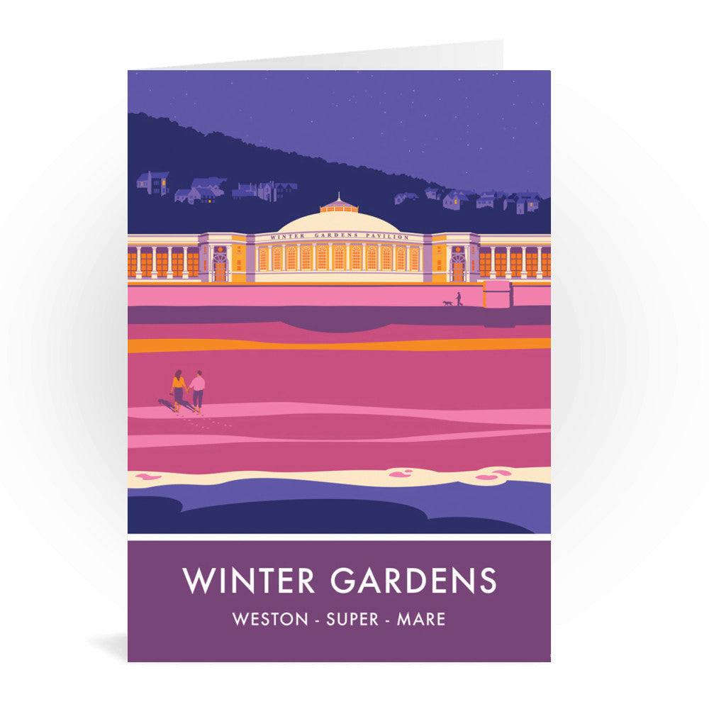 Winter Gardens, Weston Super Mare, Somerset Greeting Card 7x5
