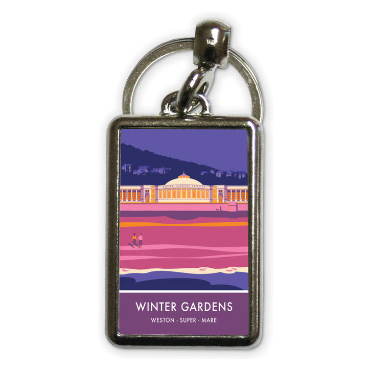 Winter Gardens, Weston Super Mare, Somerset Metal Keyring