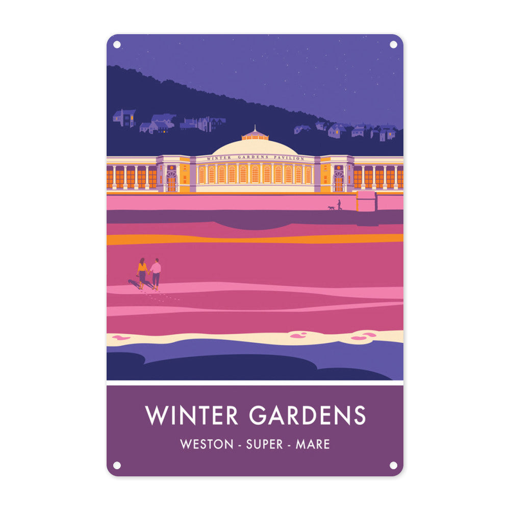 Winter Gardens, Weston Super Mare, Somerset Metal Sign