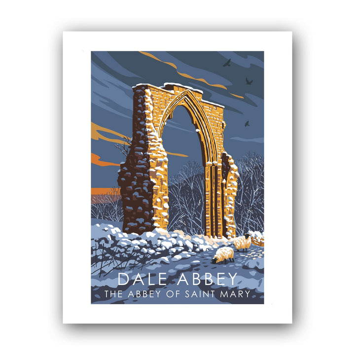 Dale Abbey, Saint Mary's Abbey Art Print