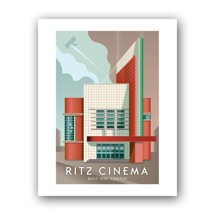 Ritz Cinema, Ilkeston Art Print