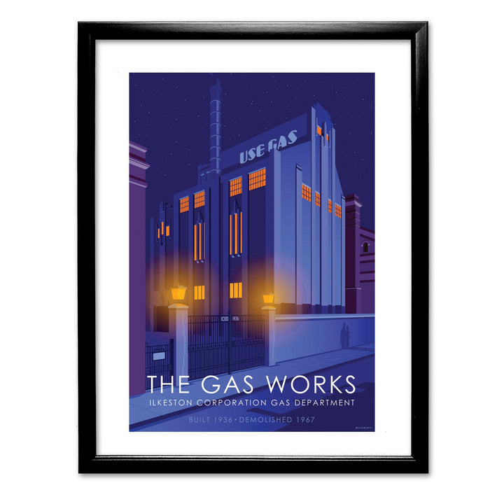 The Gas Works Ilkeston Art Print