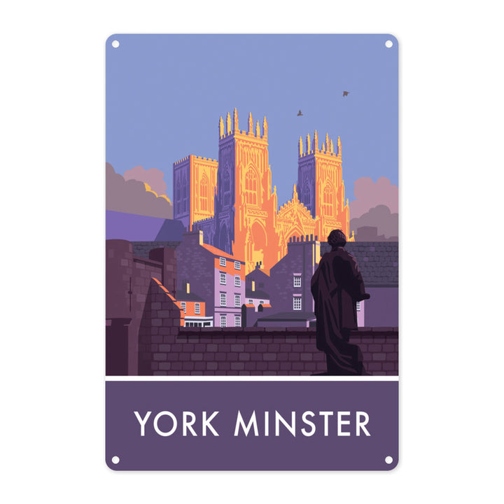 York Minster, York, Yorkshire Metal Sign
