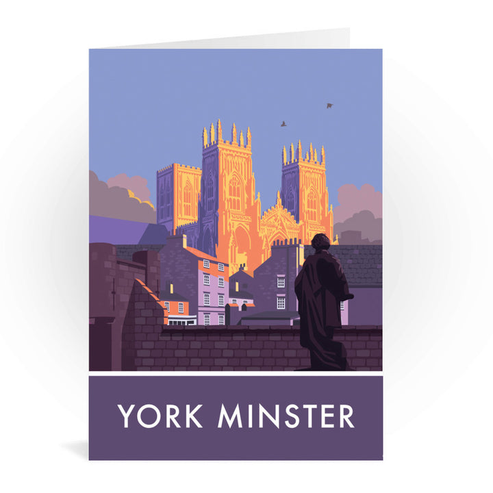 York Minster, York, Yorkshire Greeting Card 7x5