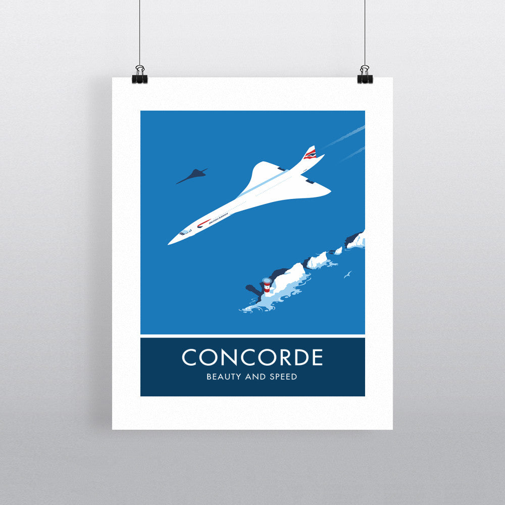 Concorde 90x120cm Fine Art Print