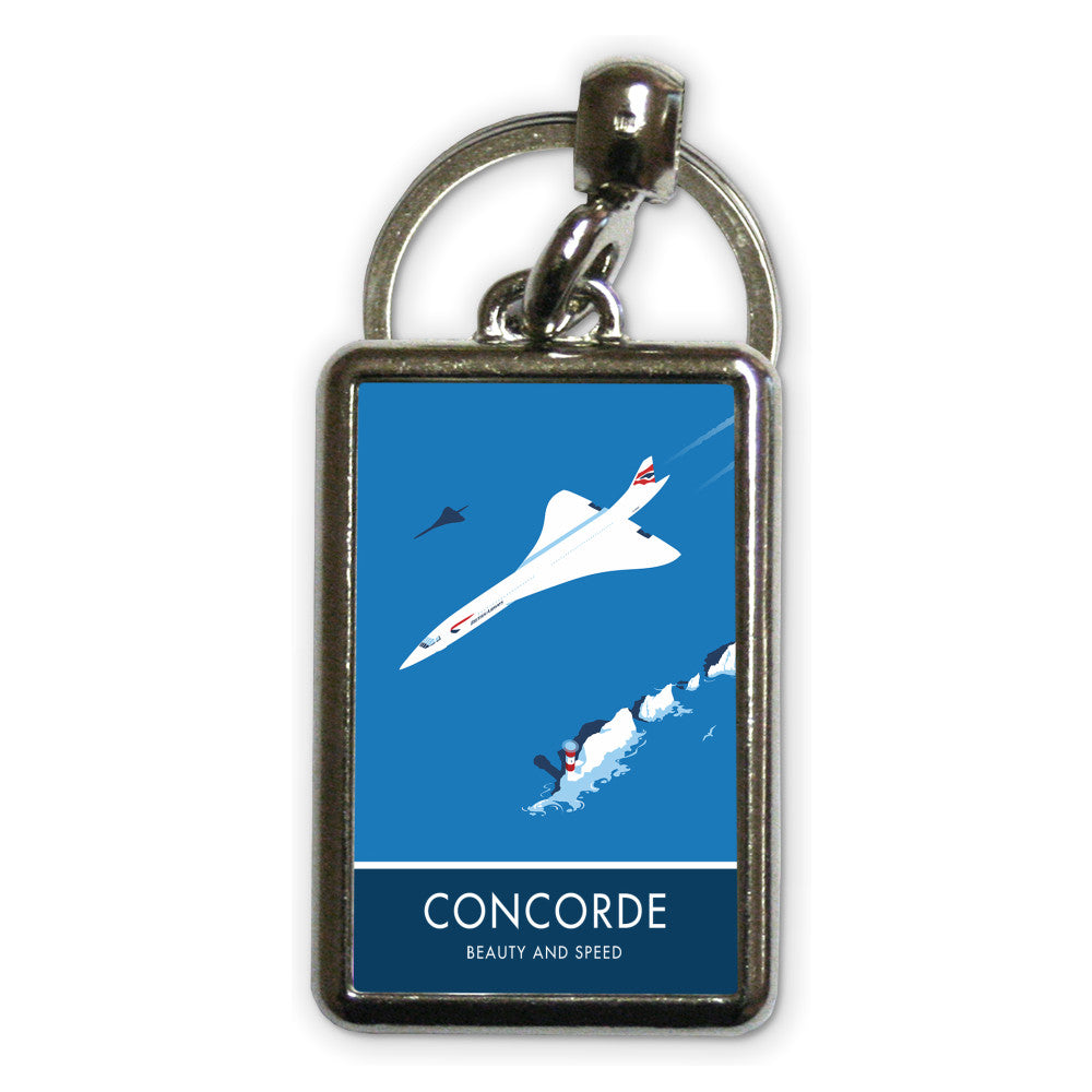 Concorde Metal Keyring