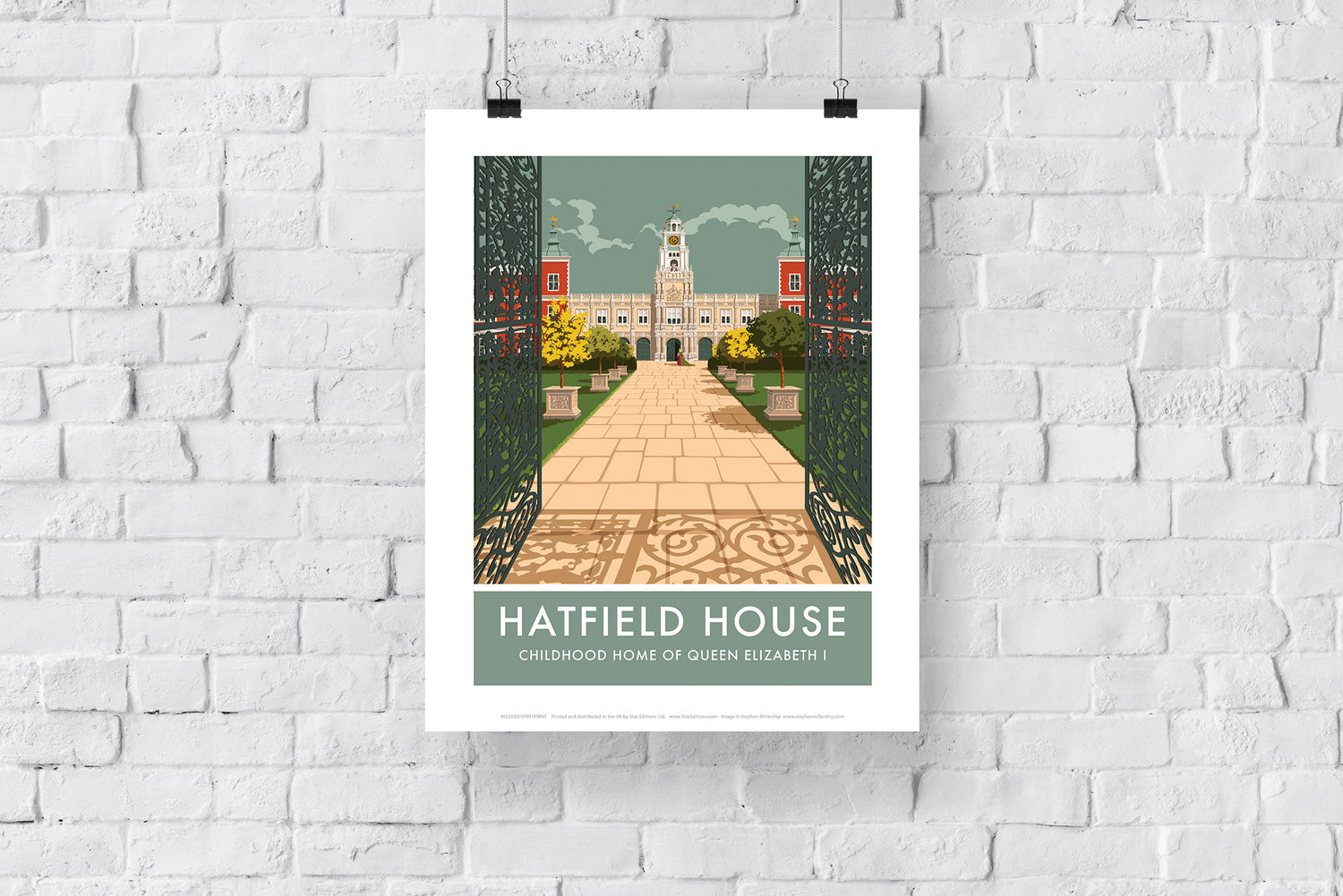 Hatfield House, Hatfield, Hertfordshire - Art Print