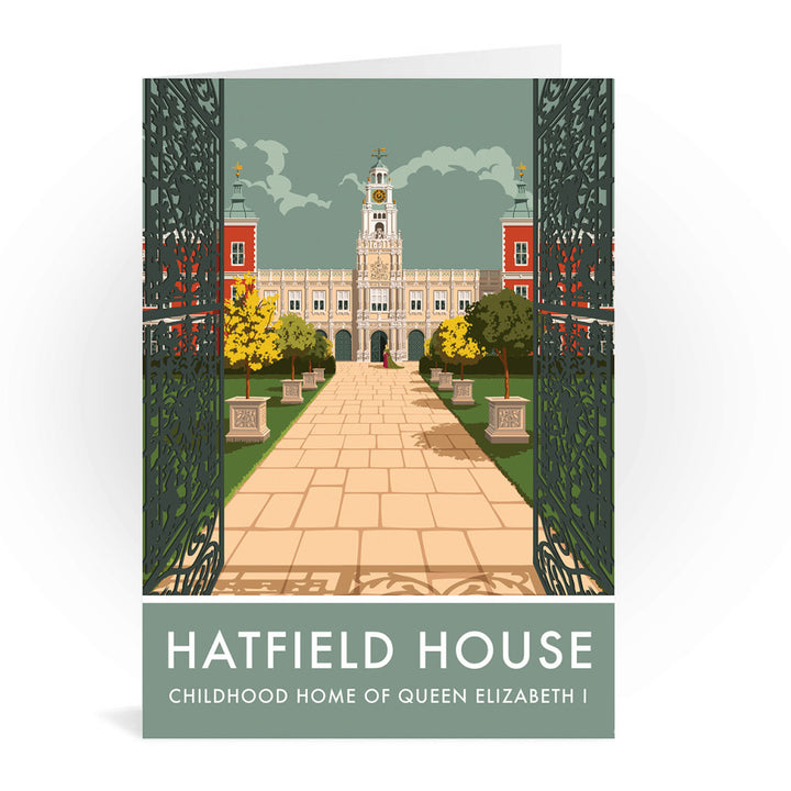 Hatfield House, Hatfield, Hertfordshire Greeting Card 7x5