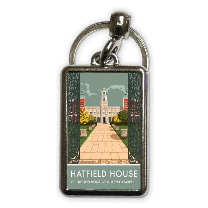 Hatfield House, Hatfield, Hertfordshire Metal Keyring