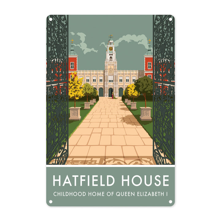 Hatfield House, Hatfield, Hertfordshire Metal Sign