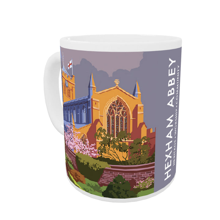 Hexham Abbey, Hexham, Northumberland Coloured Insert Mug