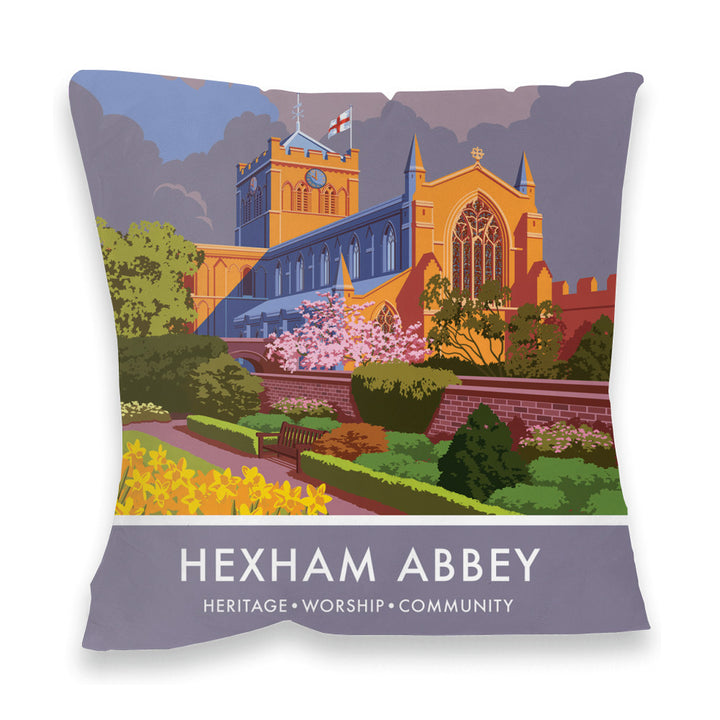 Hexham Abbey, Hexham, Northumberland Fibre Filled Cushion