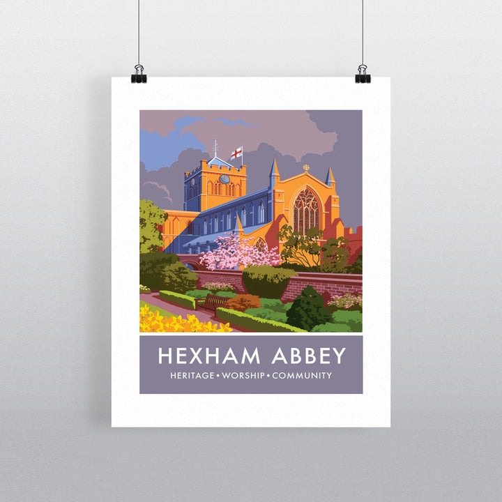 Hexham Abbey, Hexham, Northumberland 90x120cm Fine Art Print