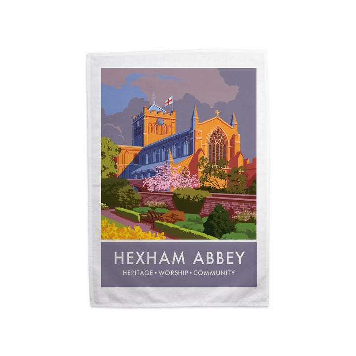 Hexham Abbey, Hexham, Northumberland Tea Towel