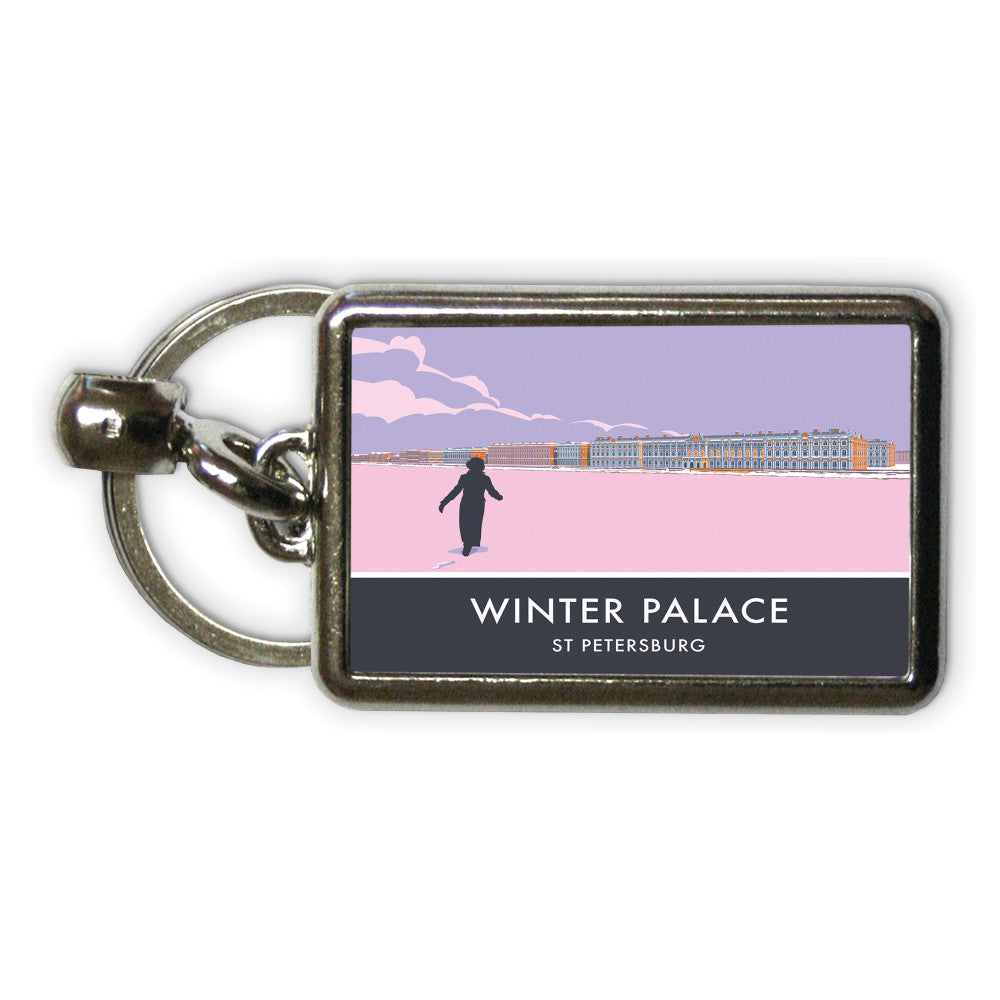 The Winter Palace, St Petersburg, Metal Keyring