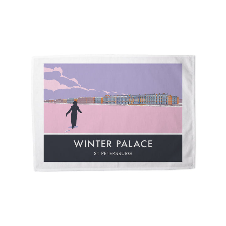 The Winter Palace, St Petersburg, Tea Towel